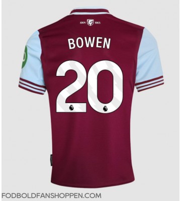 West Ham United Jarrod Bowen #20 Hjemmebanetrøje 2024-25 Kortærmet